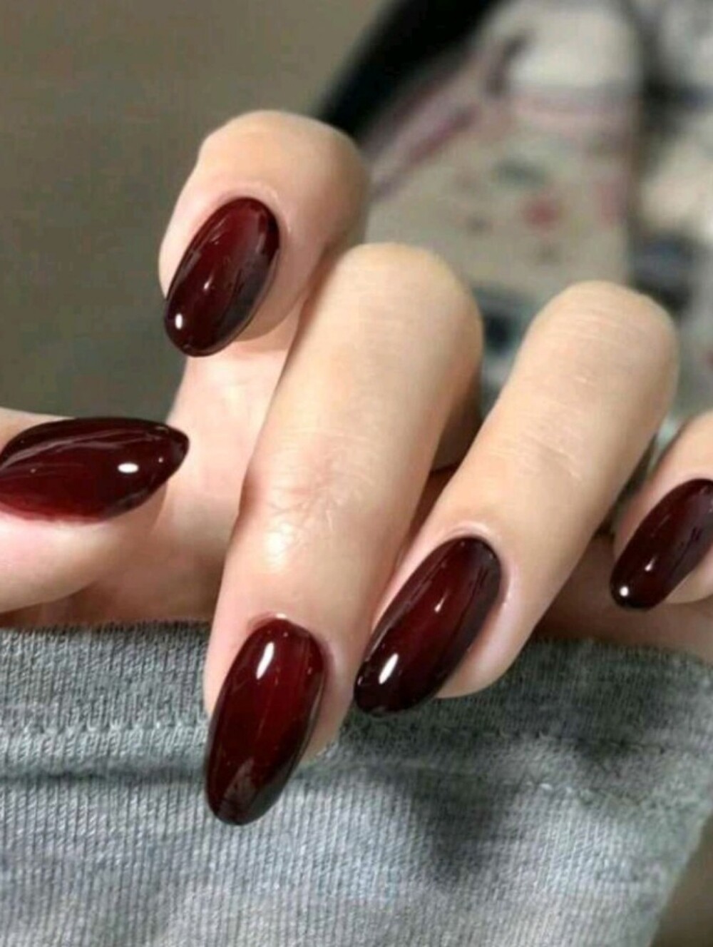 Long Ombre Gothic Nail Set